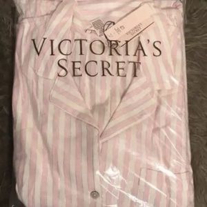 Victorias Secret Lurex Stripe Pajama Set